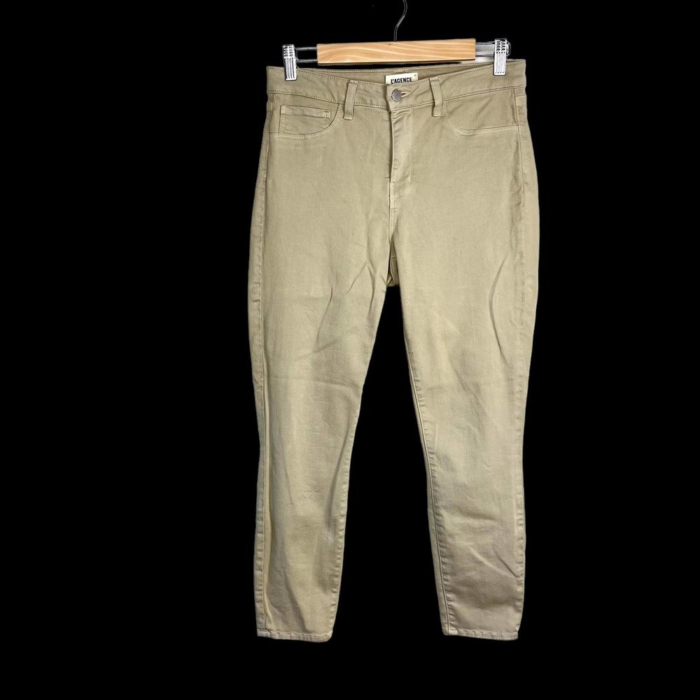 L’agence Margot skinny high rise Jeans 29 color Limestone